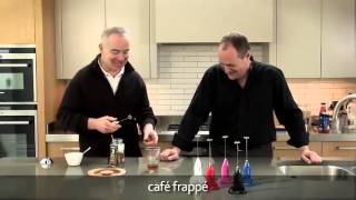 How to make a frappé coffee using an aerolatte milk frother [upl. by Bikales]