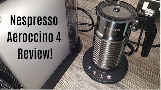 Nespresso Aeroccino 4 Milk Frother Review  Worth upgrading from the Aeroccino 3 [upl. by Gawen600]