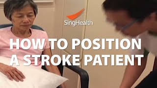 How To Position A Stroke Patient [upl. by Anhaj]