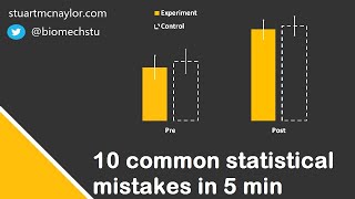 Ten Statistical Mistakes in 5 Min [upl. by Shayn]