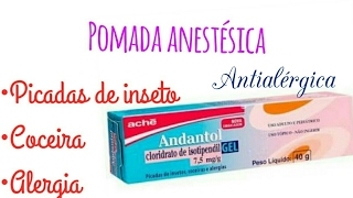 Resenha PomadaAndantol Gel [upl. by Mcbride]