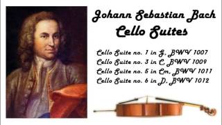 Johann Sebastian Bach  Cello suites in 432 Hz great for reading or studying [upl. by Aisor]